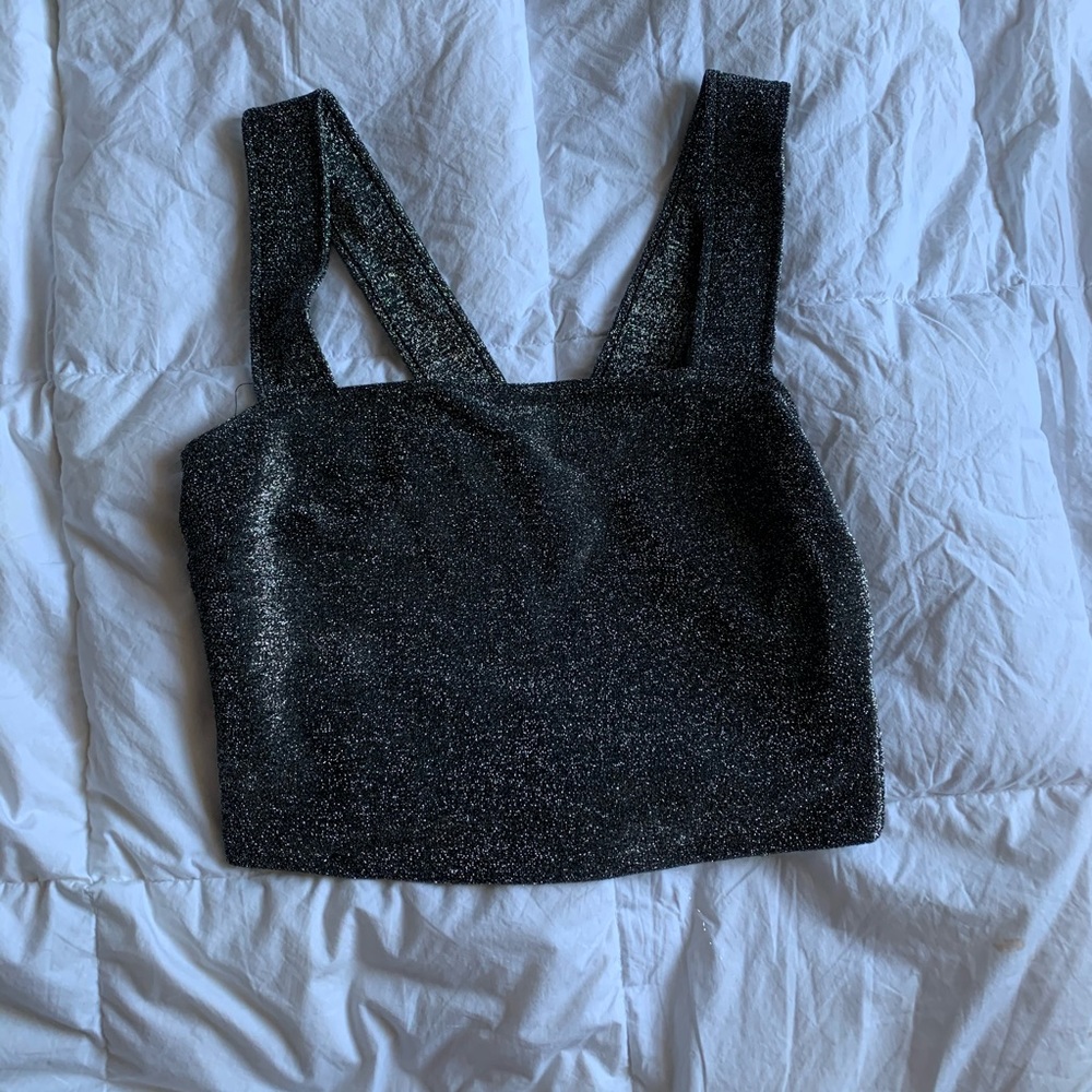 🌷3 for $25🌷Black Sparkly tank top